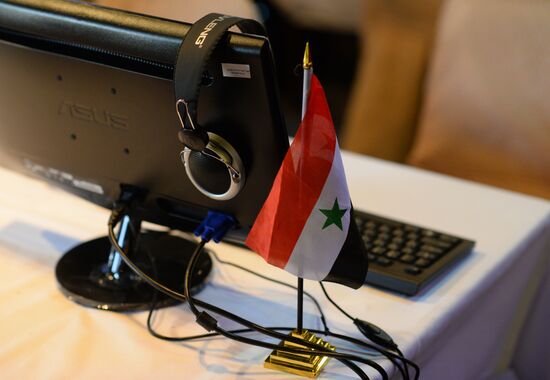 Media center opens in Damascus prior to parliamentary elections