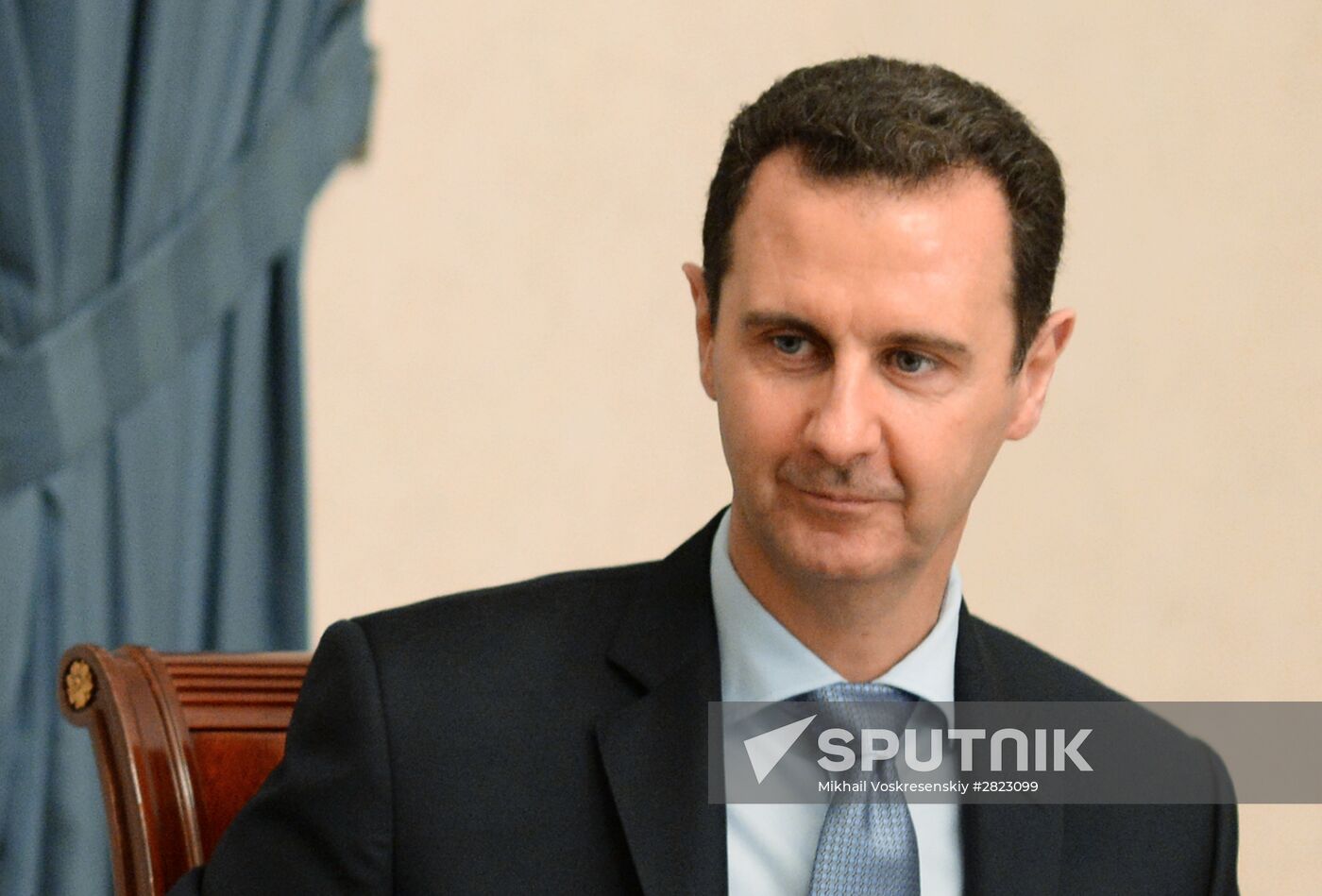 Syrian President Bashar al-Assad meets with Russian parliamentary delegation
