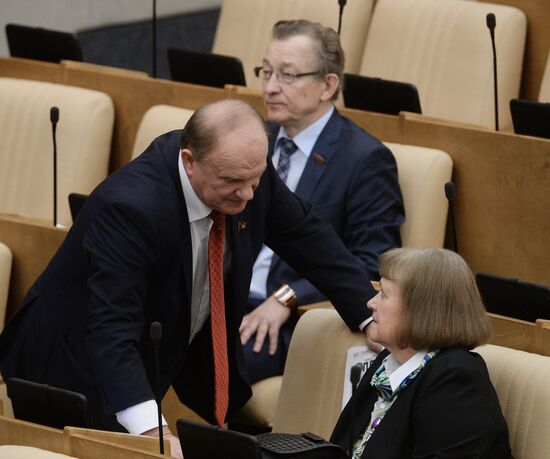 Plenary meeting of the State Duma of the Russian Federation
