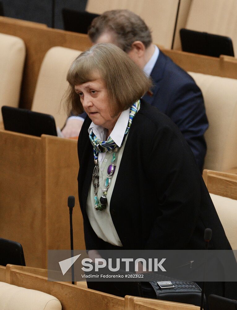 Plenary meeting of the State Duma of the Russian Federation