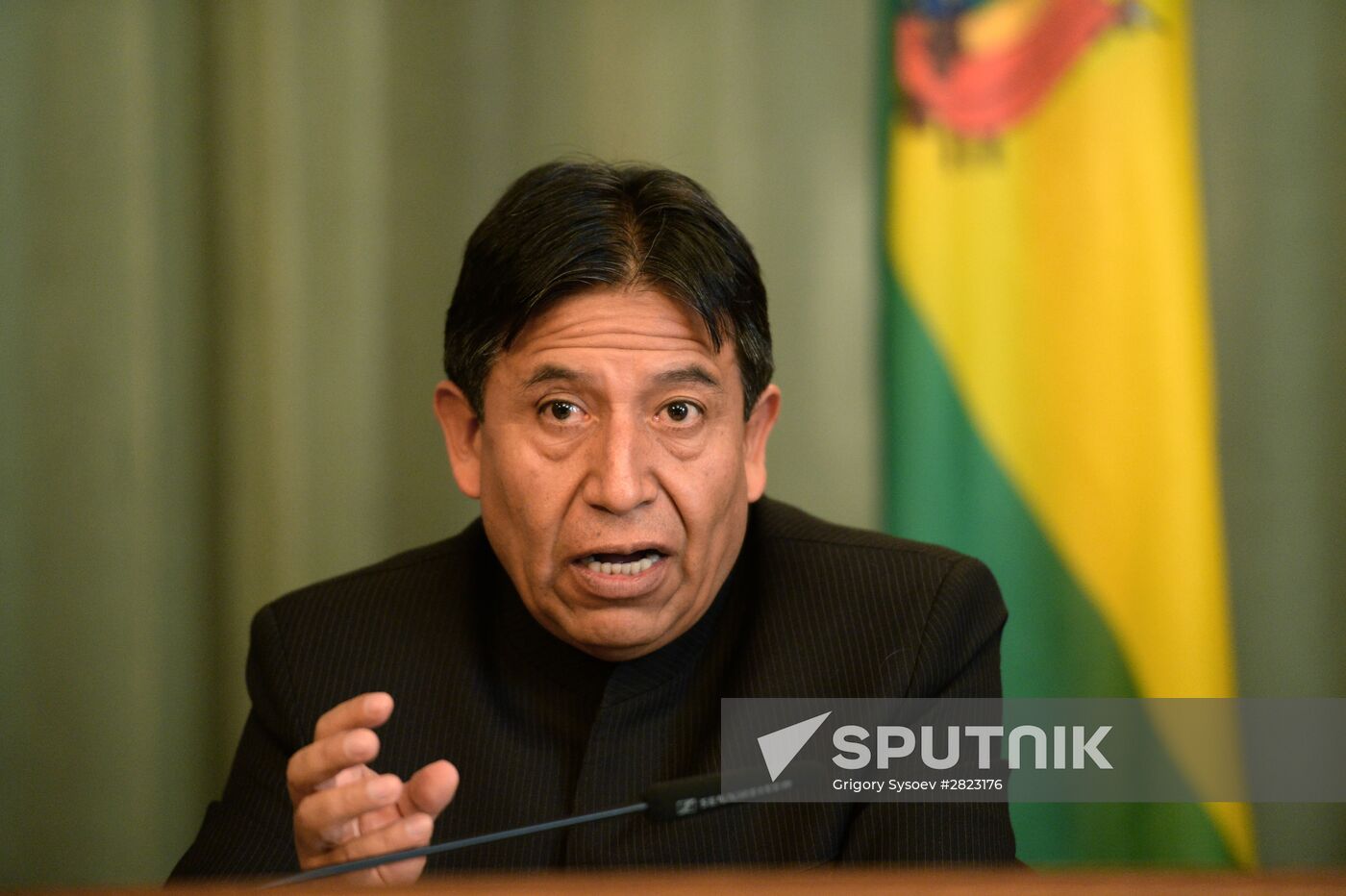 Russian Foreign Minister Sergey Lavrov meets with Bolivian Foreign Minister David Choquehuanca Céspedes