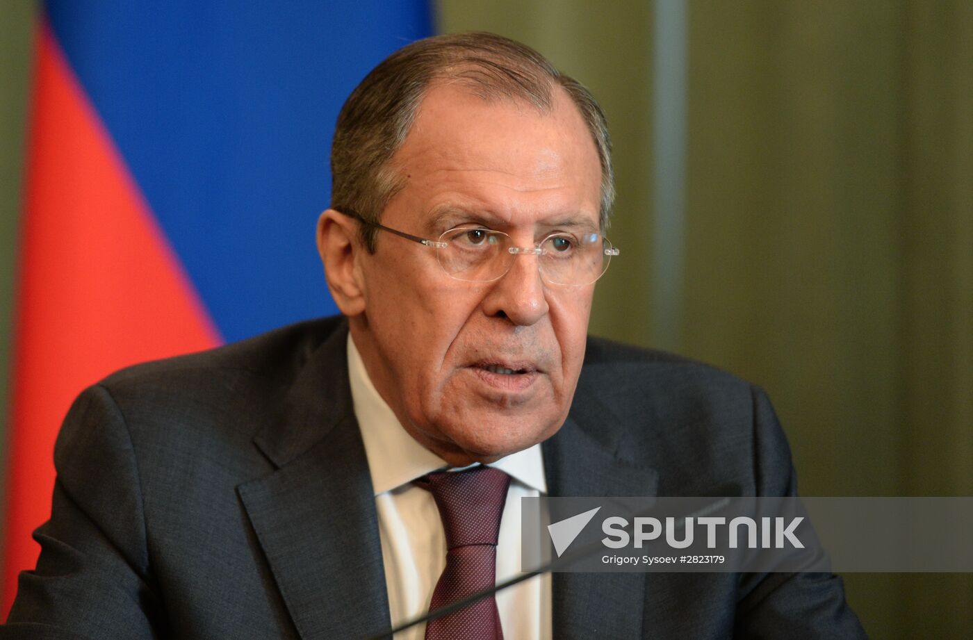 Russian Foreign Minister Sergey Lavrov meets with Bolivian Foreign Minister David Choquehuanca Céspedes
