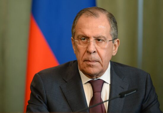 Russian Foreign Minister Sergey Lavrov meets with Bolivian Foreign Minister David Choquehuanca Céspedes