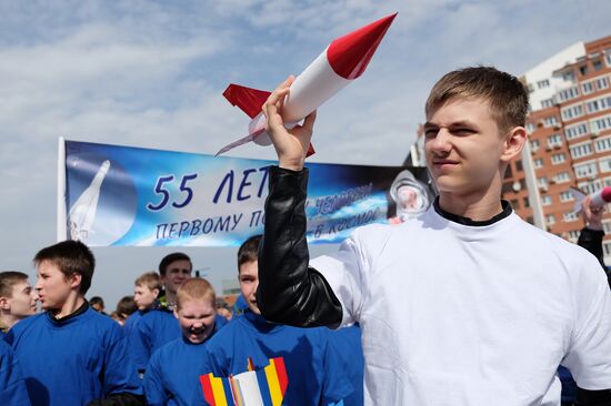 Aviation and Cosmonautics Day celebrations in Russian regions
