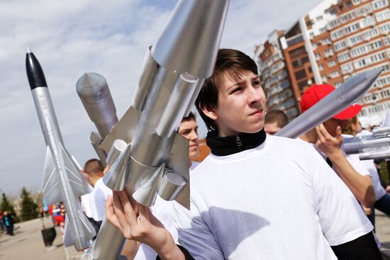 Aviation and Cosmonautics Day celebrations in Russian regions