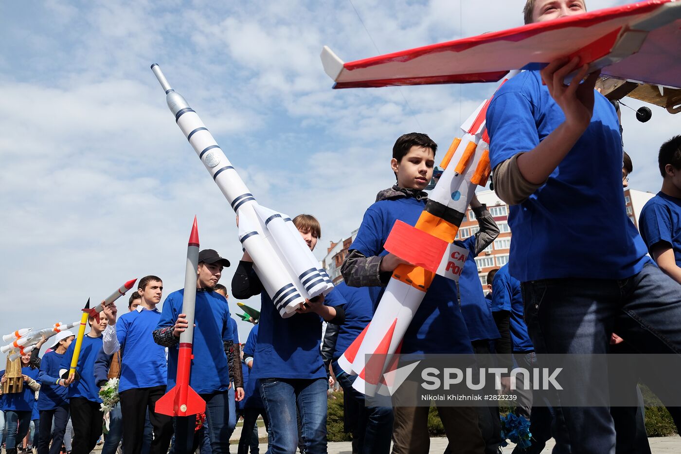 Aviation and Cosmonautics Day celebrations in Russian regions