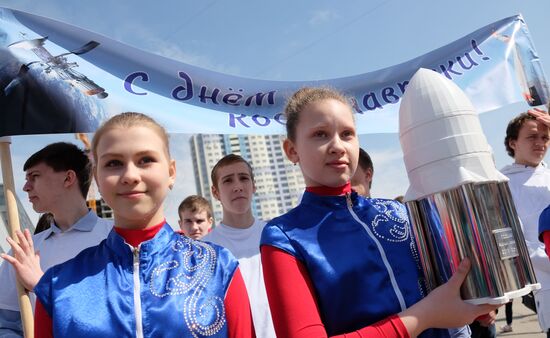 Aviation and Cosmonautics Day celebrations in Russian regions