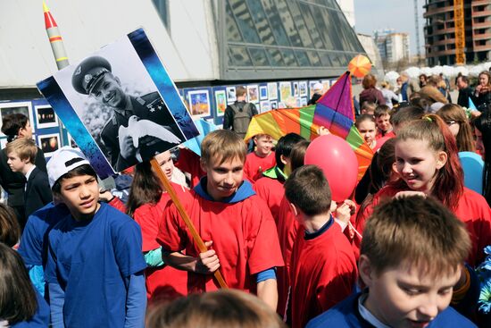 Aviation and Cosmonautics Day celebrations in Russian regions