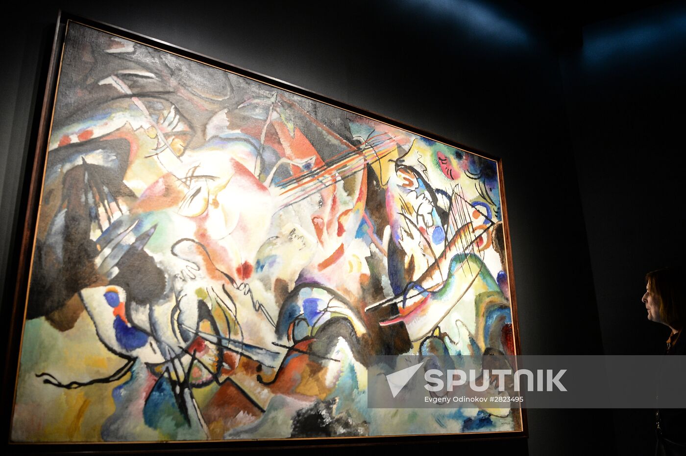 Vasily Kandinsky's exhibition "Counterpoint" in Tretyakov Gallery