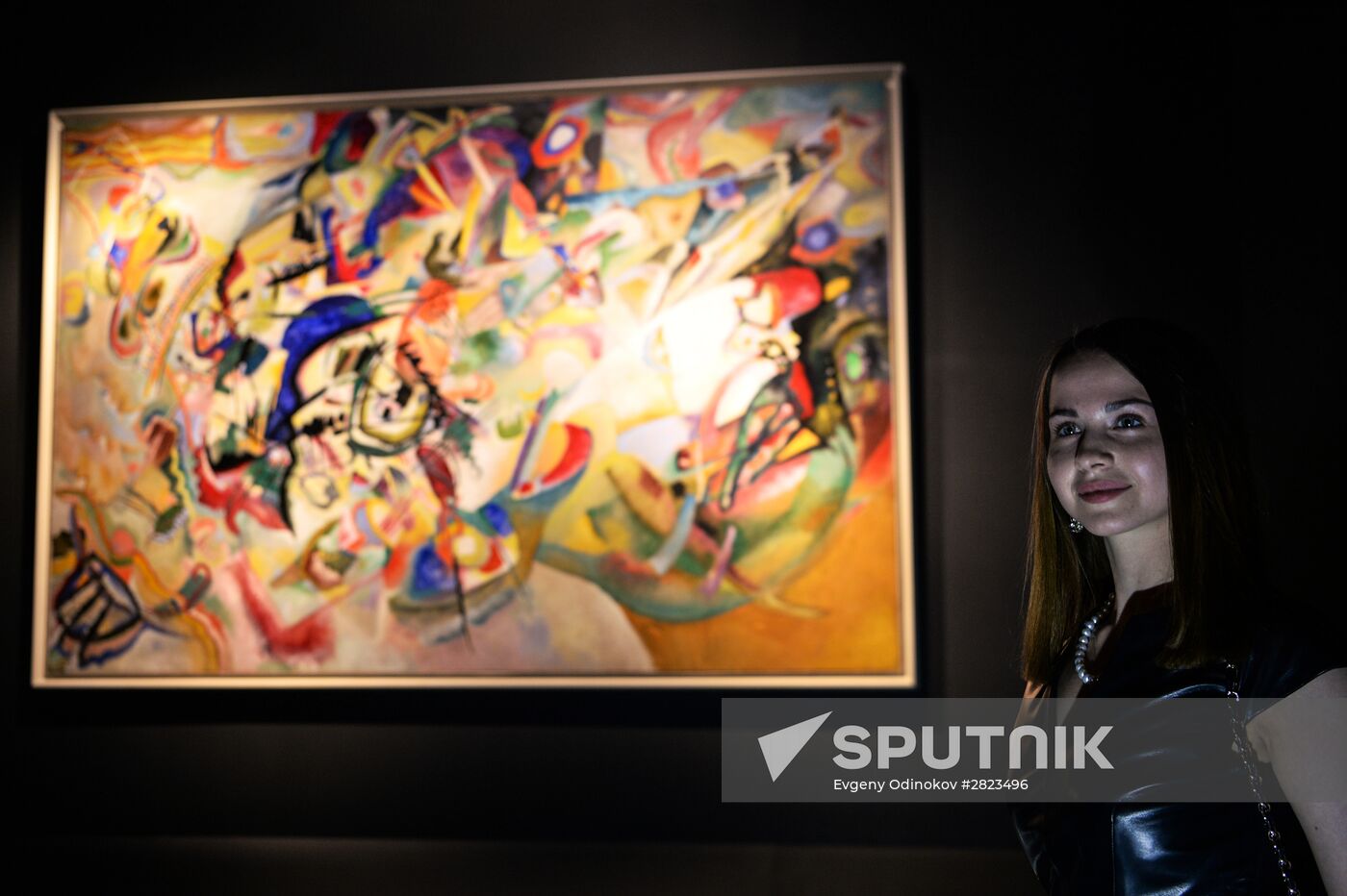Wassily Kandinsky's exhibition "Counterpoint" in Tretyakov Gallery on Krymsky Val