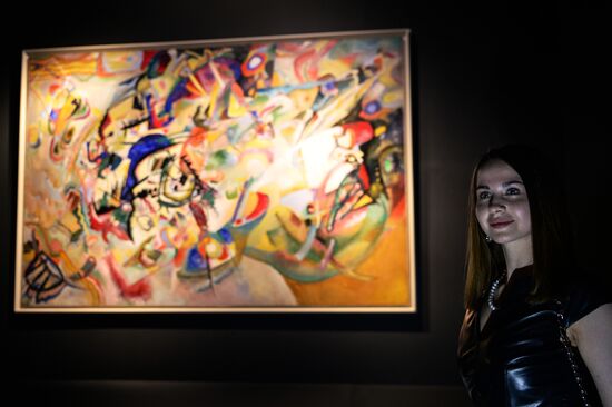 Wassily Kandinsky's exhibition "Counterpoint" in Tretyakov Gallery on Krymsky Val