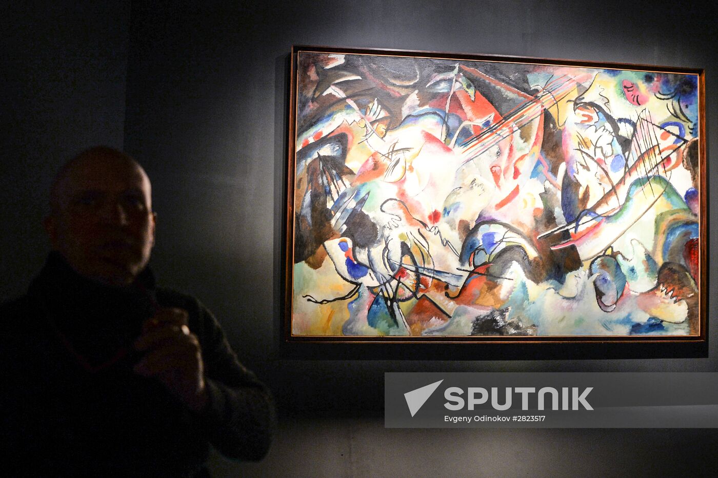 Vasily Kandinsky's exhibition "Counterpoint" in Tretyakov Gallery on Krymsky Val