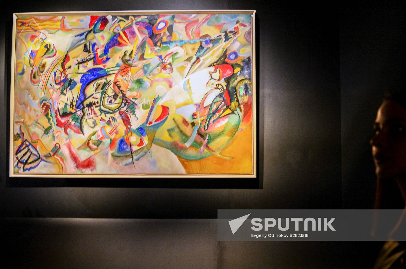 Vasily Kandinsky's exhibition "Counterpoint" in Tretyakov Gallery on Krymsky Val