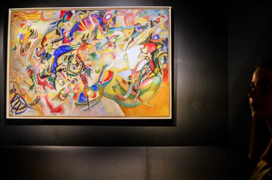 Vasily Kandinsky's exhibition "Counterpoint" in Tretyakov Gallery on Krymsky Val