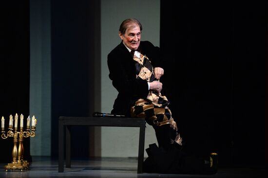 Dress rehearsal of play Twelfth Night in Moscow