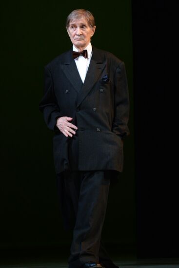 Dress rehearsal of play Twelfth Night in Moscow