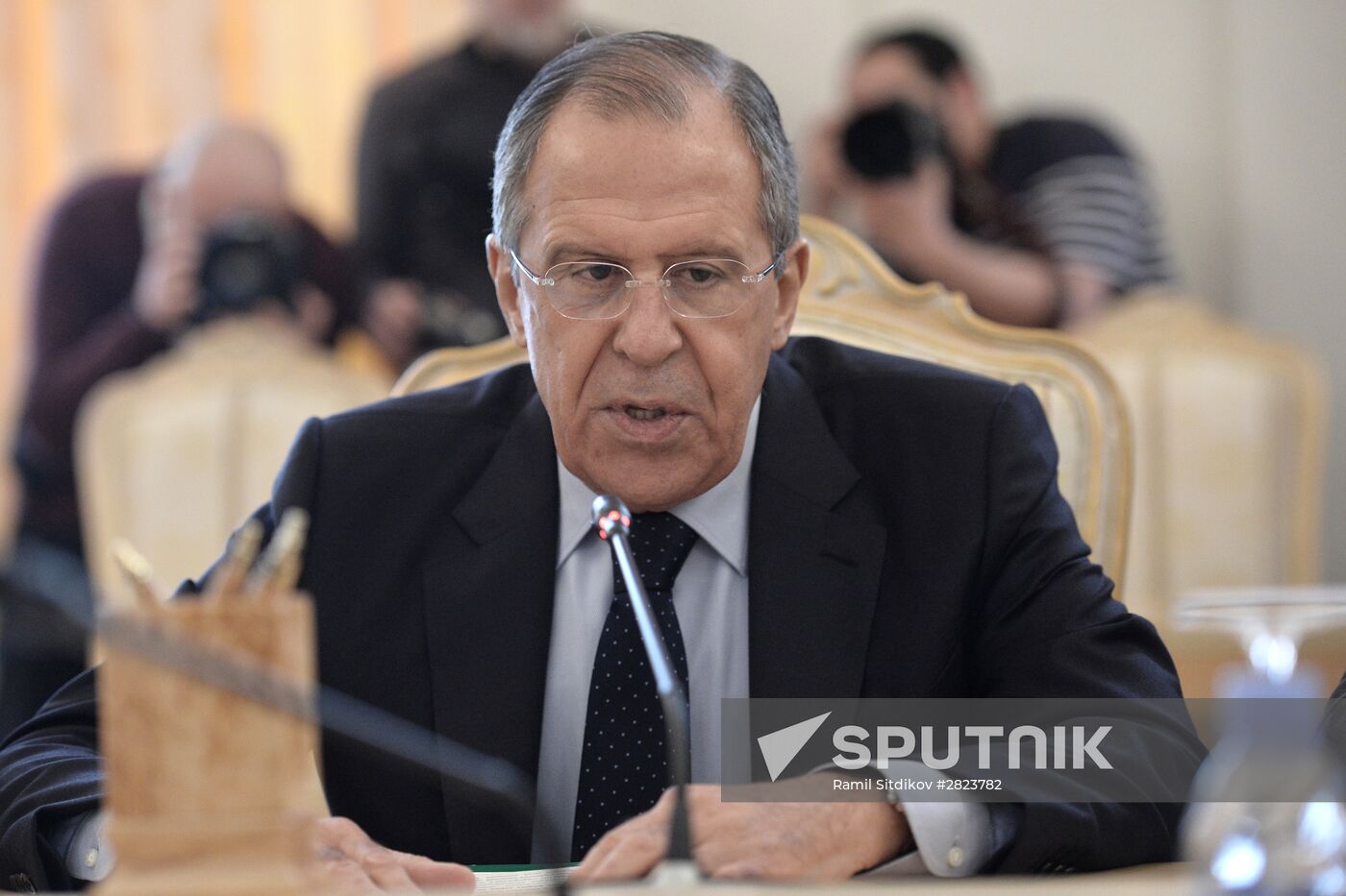 Foreign Minister Sergey Lavrov meets with Foreign Minister of Argentina Susana Malcorra
