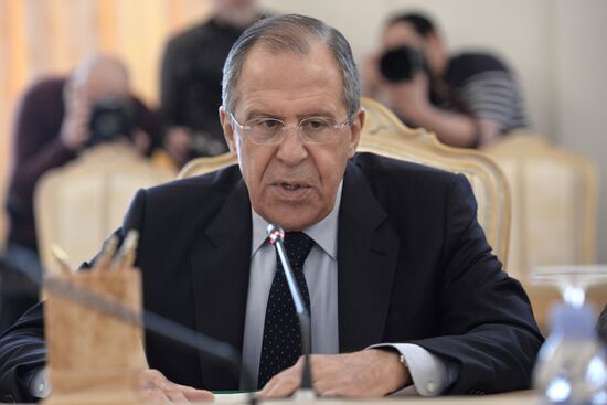 Foreign Minister Sergey Lavrov meets with Foreign Minister of Argentina Susana Malcorra