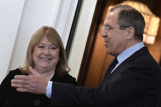 Foreign Minister Sergey Lavrov meets with Foreign Minister of Argentina Susana Malcorra