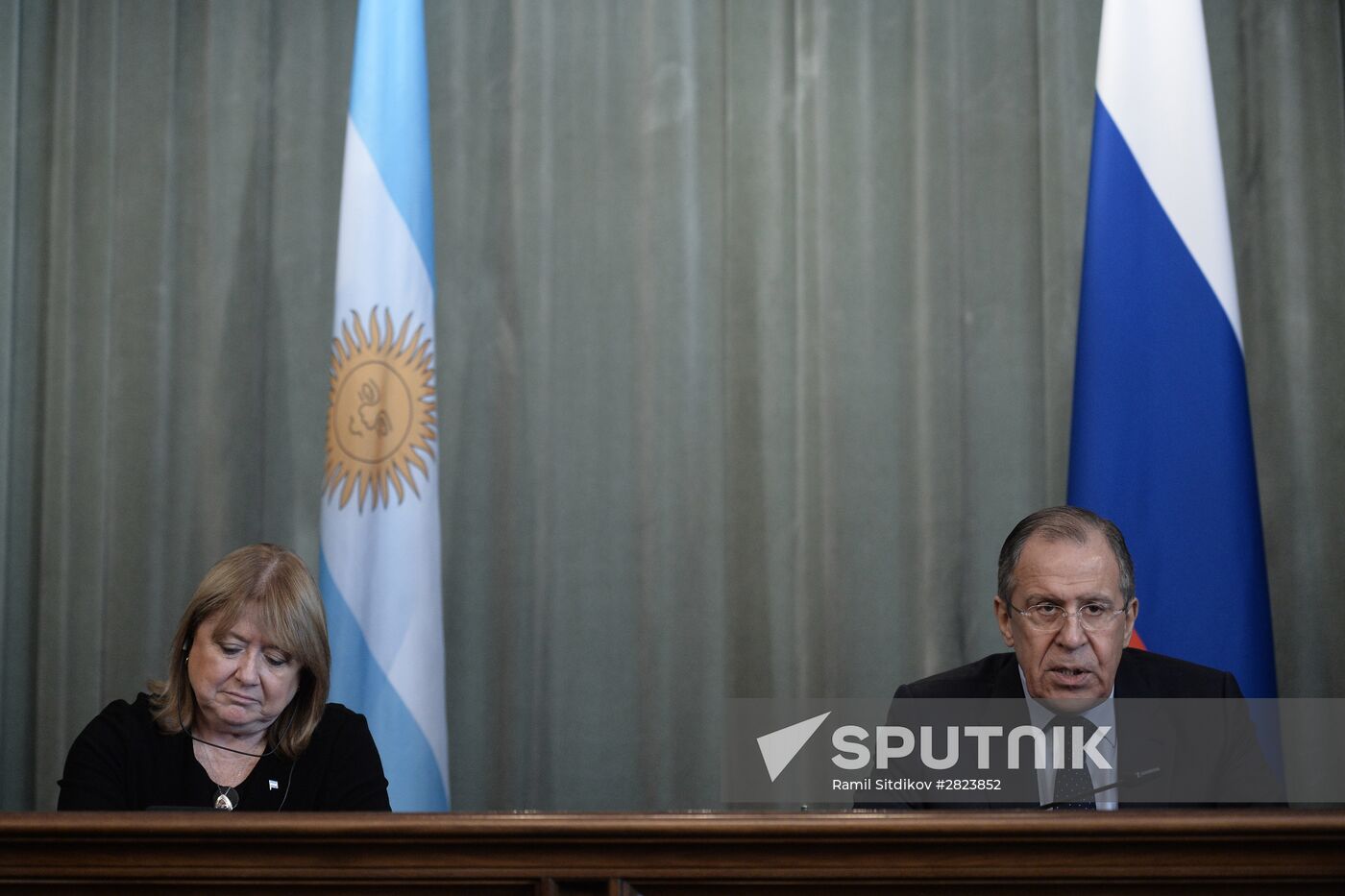 Foreign Minister Sergey Lavrov meets with Foreign Minister of Argentina Susana Malcorra