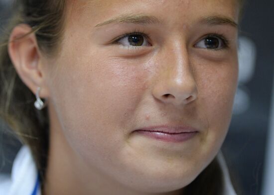 Tennis. Federation Cup. Russia vs. Belarus. News conference