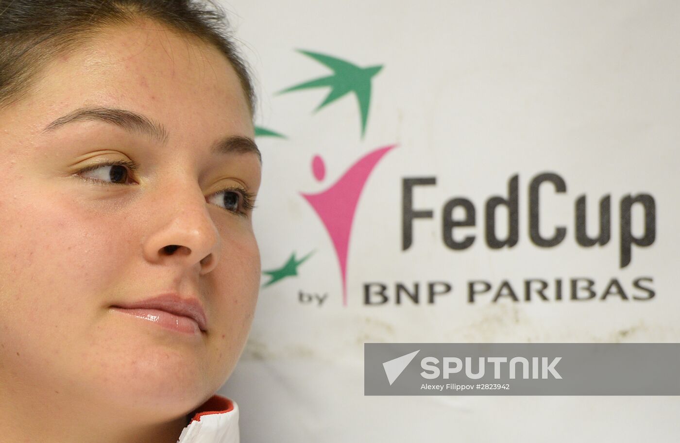 Tennis. Federation Cup. Russia vs. Belarus. News conference