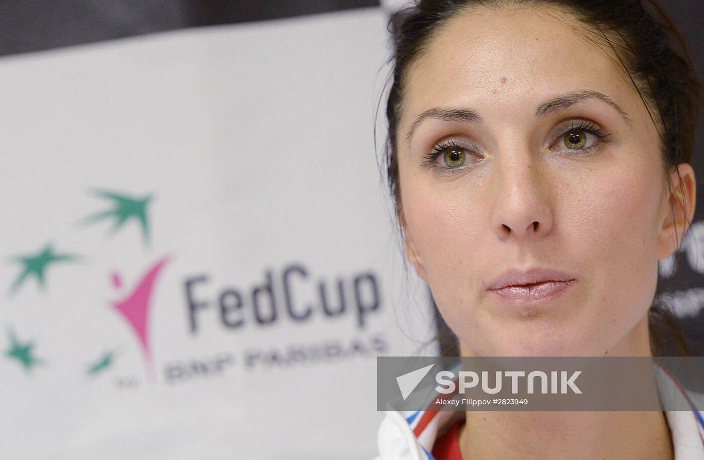 Tennis. Federation Cup. Russia vs. Belarus. News conference