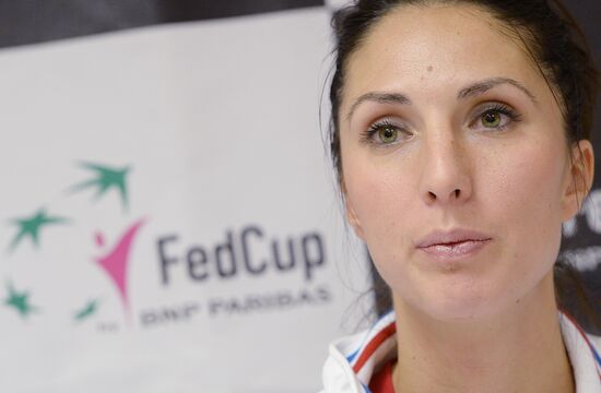 Tennis. Federation Cup. Russia vs. Belarus. News conference