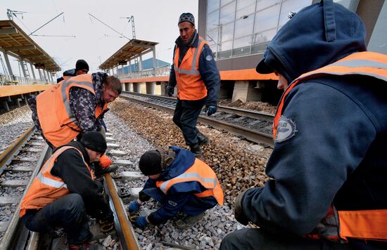 Summer railway track repair campaign by Far Eastern Railway