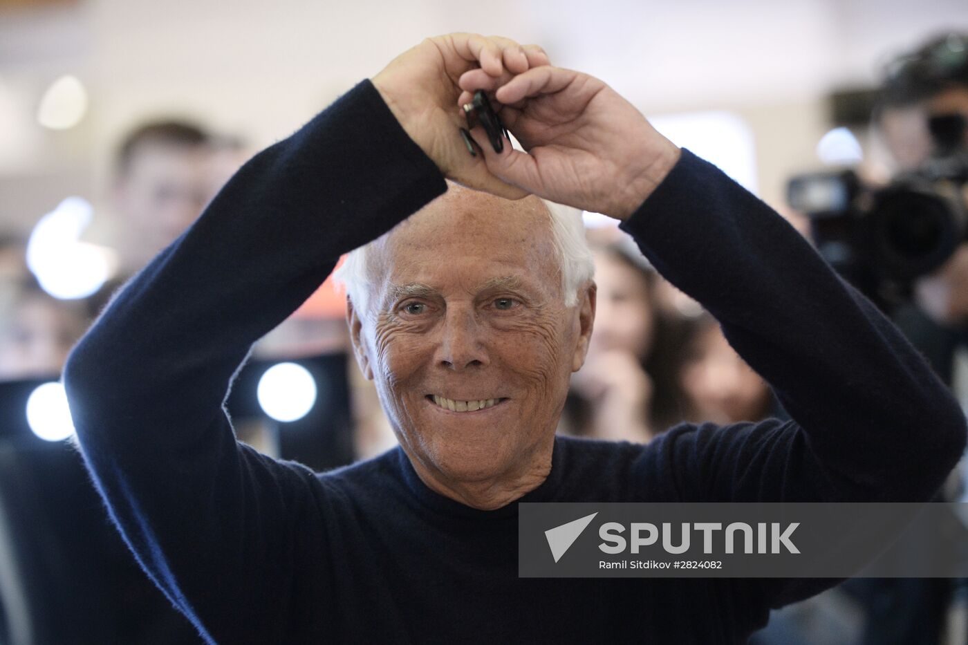 Meeting with Giorgio Armani