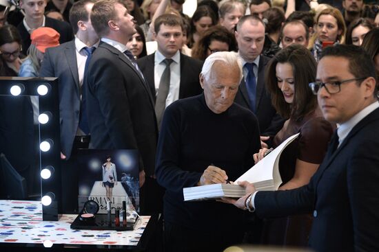 Meeting with Giorgio Armani