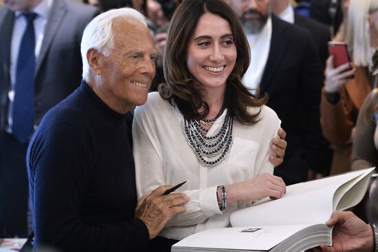 Meeting with Giorgio Armani