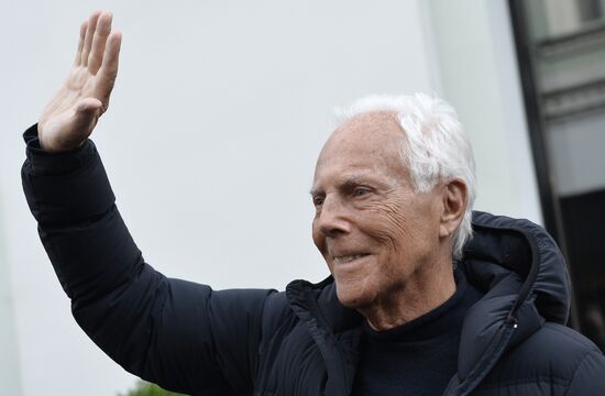 Meeting with Giorgio Armani