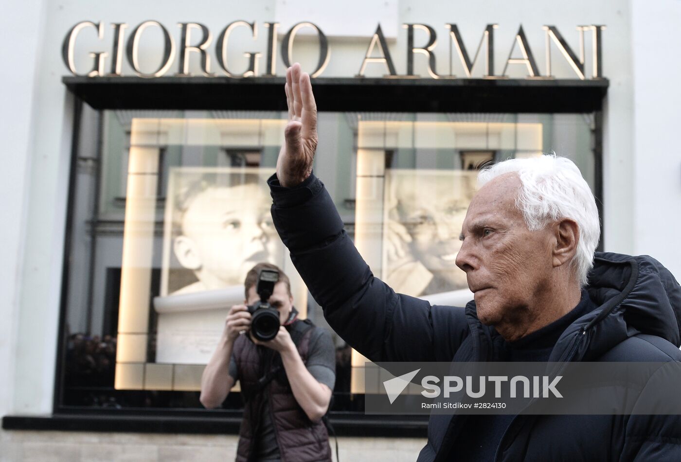 Meeting with Giorgio Armani