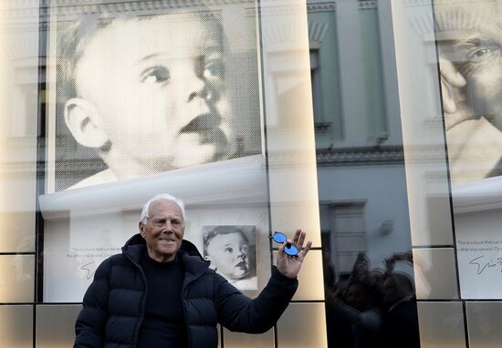 Meeting with Giorgio Armani