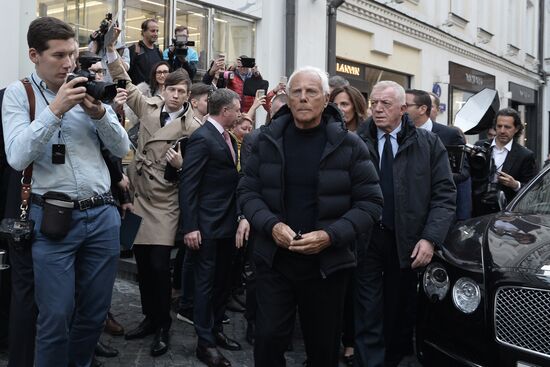 Meeting with Giorgio Armani