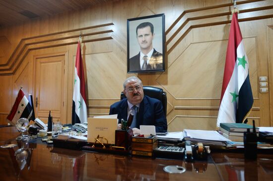 Aleppo Governorate Governor Mohammad Marwan Olabi