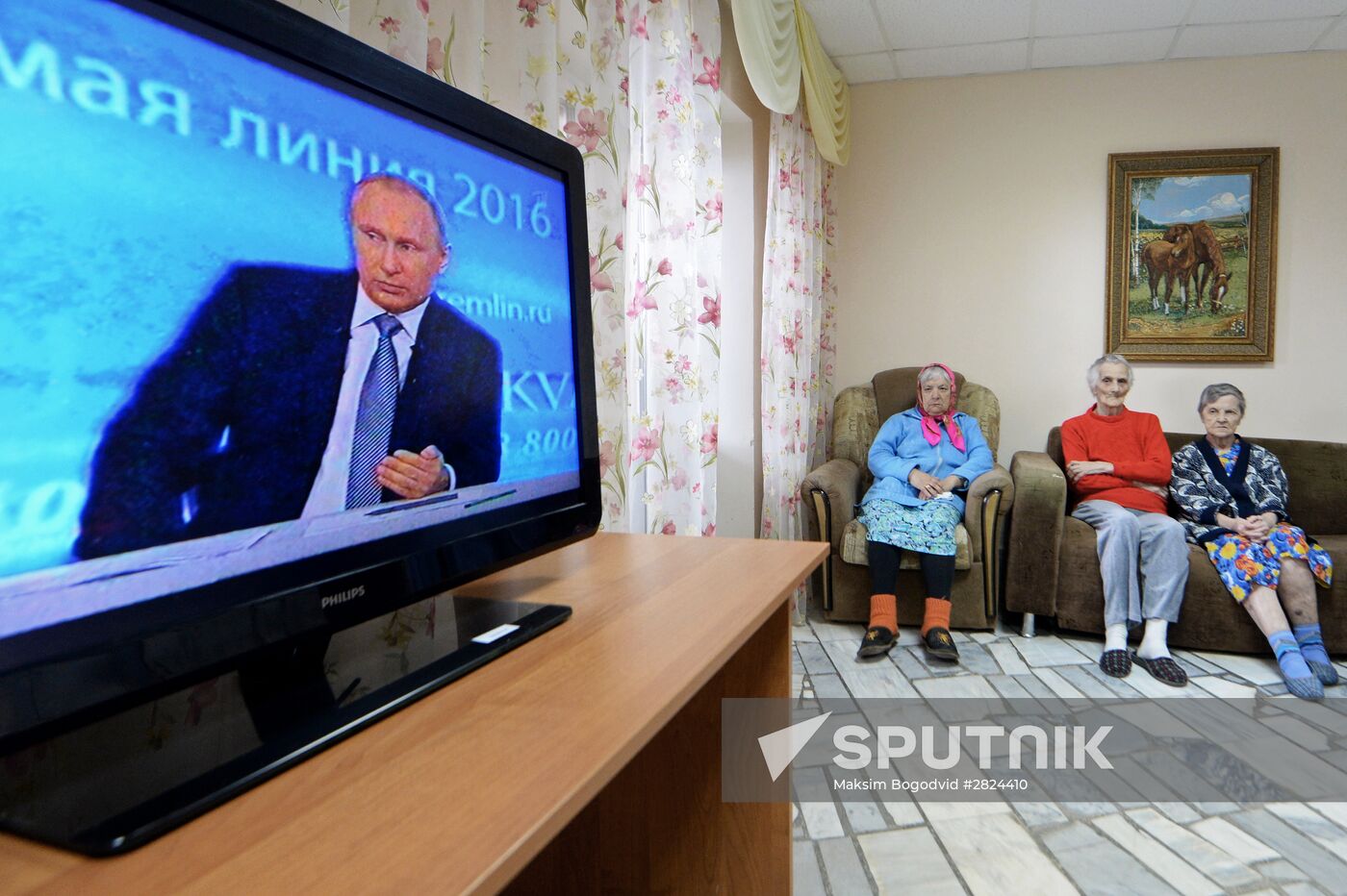 Broadcast of Direct Line with Vladimir Putin