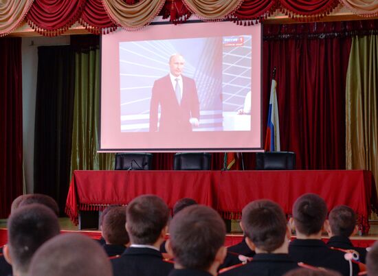 Broadcast of Direct Line with Vladimir Putin