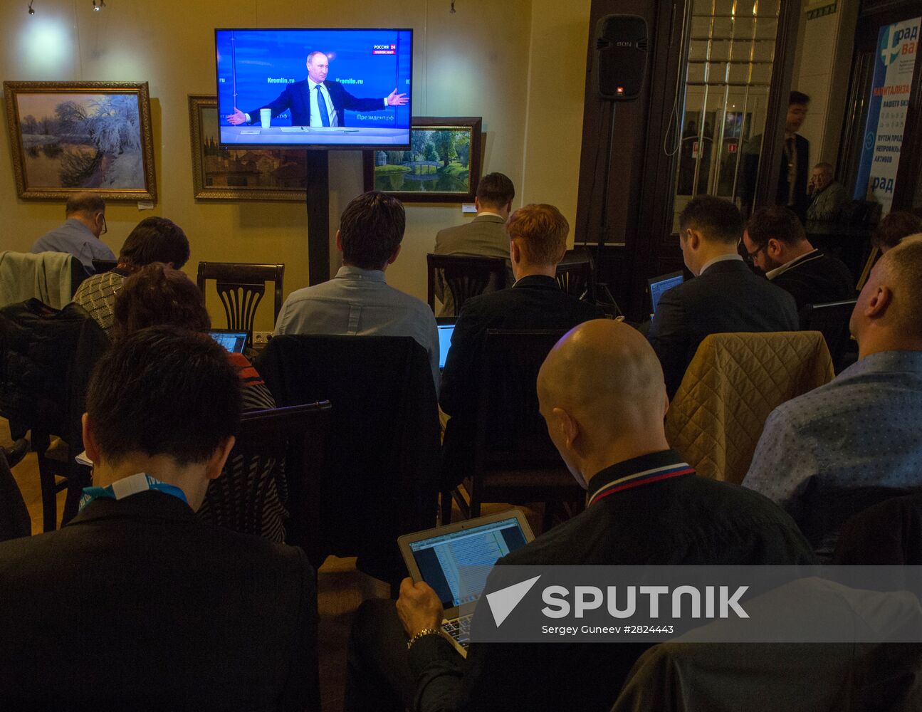 Broadcast of Direct Line with Vladimir Putin