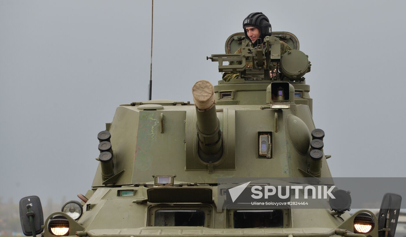 Victory Parade rehearsal in Russian cities