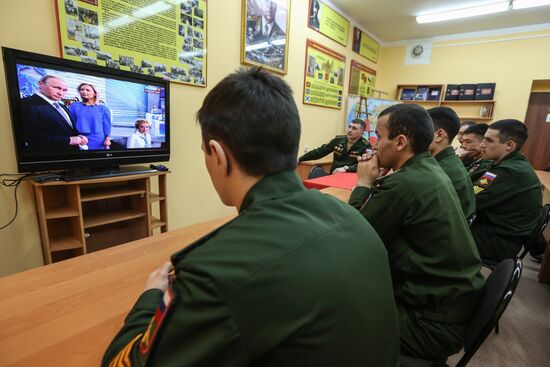 Broadcast of Direct Line with Vladimir Putin
