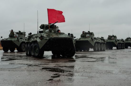 Victory Parade rehearsal in Russian cities