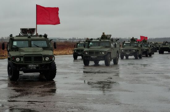 Victory Parade rehearsal in Russian cities