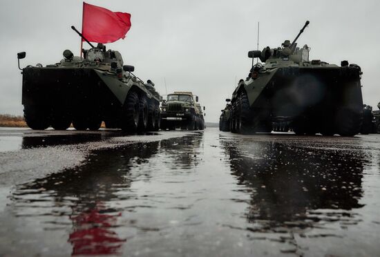 Victory Parade rehearsal in Russian cities
