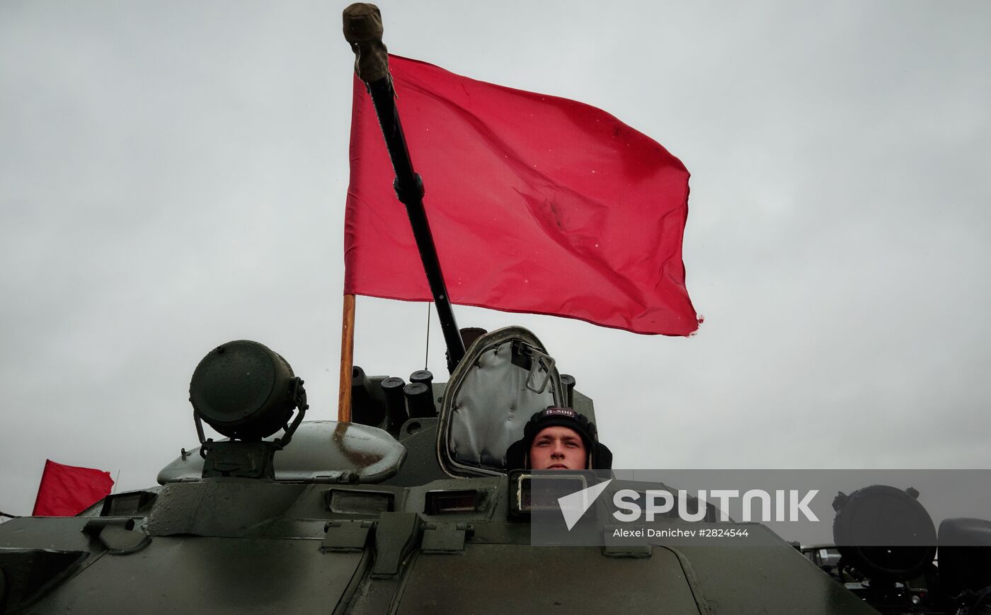 Victory Parade rehearsal in Russian cities