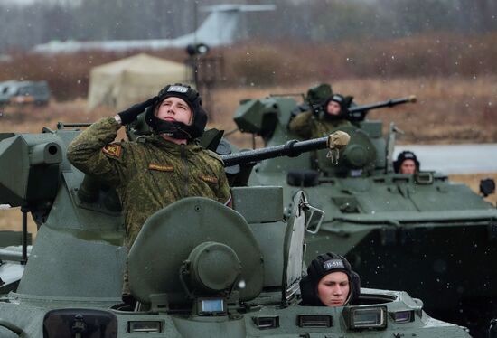 Victory Parade rehearsal in Russian cities