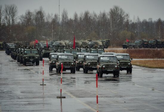 Victory Parade rehearsal in Russian cities