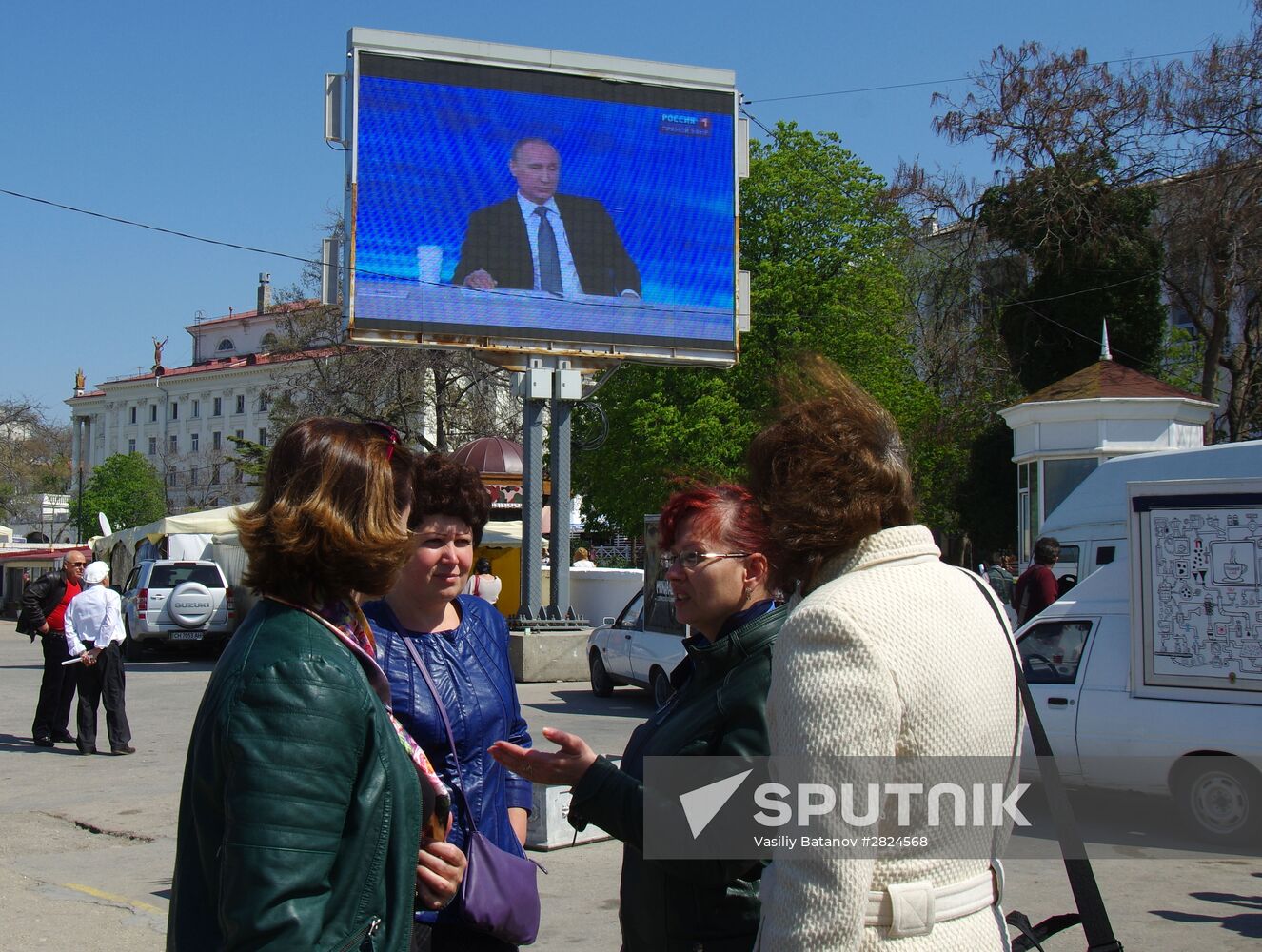 Broadcast of Direct Line with Vladimir Putin