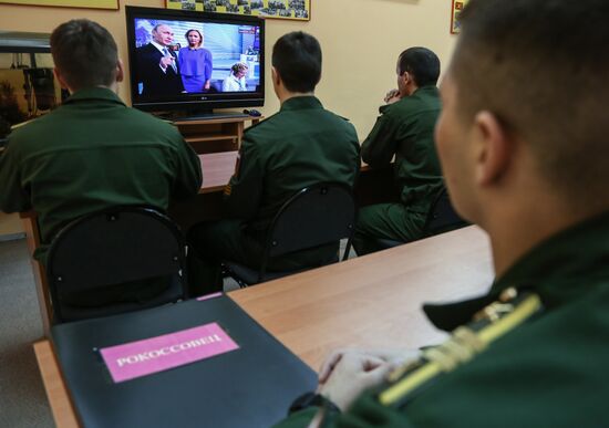 Broadcast of Direct Line with Vladimir Putin